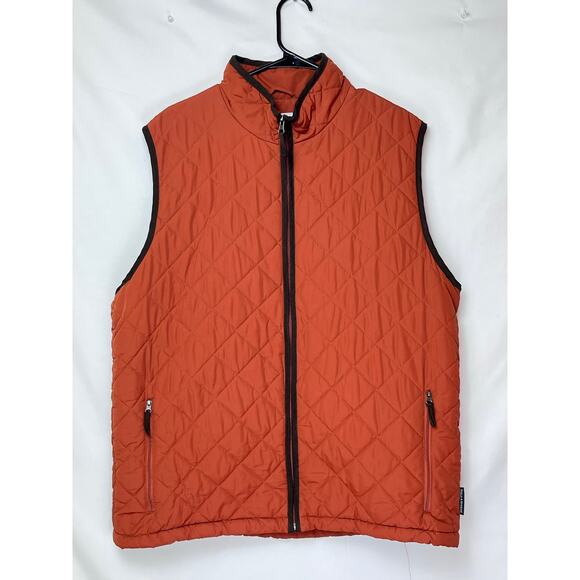 Field & Stream Men's Quilted Vest - Size Large - Rust - Picture 1 of 5